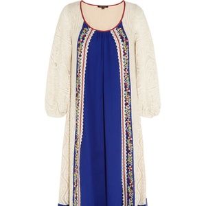 New Anthropologie Vineet Bahl Crochet Cotton Dress